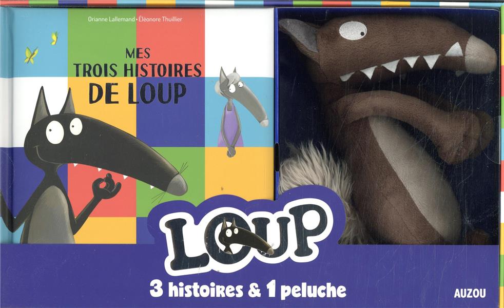 Auzou Editions - 3 recueils compilant chacun 5 histoires du Loup