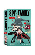 Coffret - spy x family - tomes 1-2-3 + poster