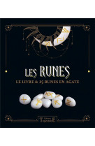 Les runes - le livre & 25 runes en agate