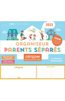 Organiseur parents separes memoniak, calendrier familial mensuel (sept. 2022- dec. 2023)