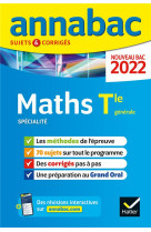 Annales du bac annabac 2022 maths tle generale (specialite) - methodes & sujets corriges nouveau bac