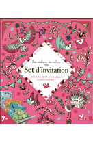 Set d'invitation - boite creative