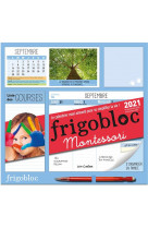 Frigobloc montessori 2021 - calendrier d'organisation familiale (de sept. 2020 a decembre 2021)