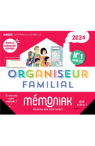 Organiseur familial memoniak 2024, calendrier organisation familial mensuel (sept. 2023- dec. 2024)