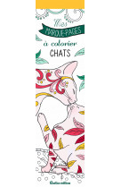 Mes marque-pages a colorier : chats