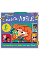 Calendrier mural mortelle adèle (2024-2025)