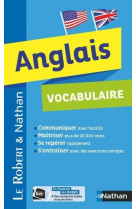 Le robert & nathan vocabulaire de l-anglais