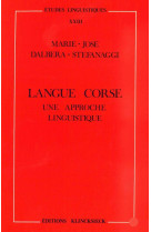 Langue corse, une approche linguistique