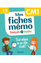 Mes fiches mémo français et maths cm1