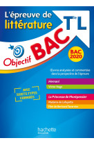 Objectif bac 2020 epreuve de littérature term l