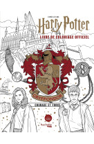 Harry potter - gryffondor - le livre de coloriage officiel