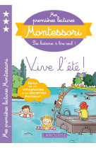 Mes premières lectures montessori, vive l'été !