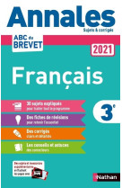 Annales brevet 2021 français - corrigé