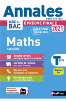 Annales bac 2021 maths term-corrigé