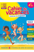 Cahier de vacances, du ce2 au cm1, éd. 2017