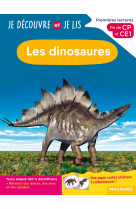 Je découvre et je lis cp et ce1 - les dinosaures