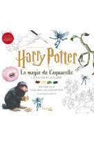 D'après les films harry potter : la magie de l'aquarelle - volume 2