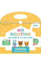 Ma routine du matin et du soir mémoniak, je deviens autonome ! année scolaire 2023