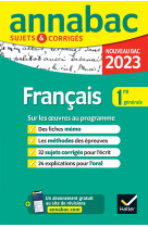 Annales du bac annabac 2023 français 1re générale