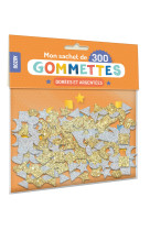 300 gommettes en or et en argent