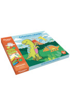 Mon coffret d'artiste - créations colorées - dinosaures