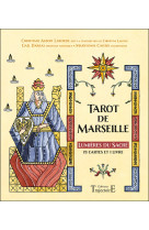 Tarot de marseille - lumières du sacré - coffret