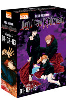 Coffret jujutsu kaisen vol. 1 à 3