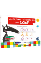 Livre ardoise - les lettres minuscules avec loup