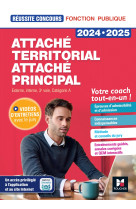 Réussite concours - attaché territorial, attaché principal cat. a - 2024-2025 - préparation complète