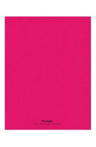 Cahier poplypro 24x32 96p rose