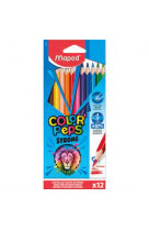 Crayons color peps maped p/12