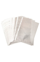 Pochettes perforees transparentes a4 sachet/100