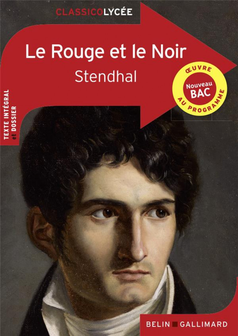 LE ROUGE ET LE NOIR - STENDHAL - BELIN