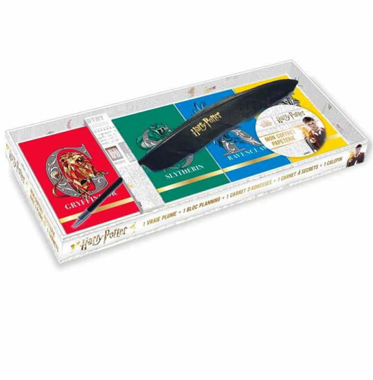 HARRY POTTER - COFFRET PAPETERIE AVEC PLUME ET CARNETS - XXX - NC