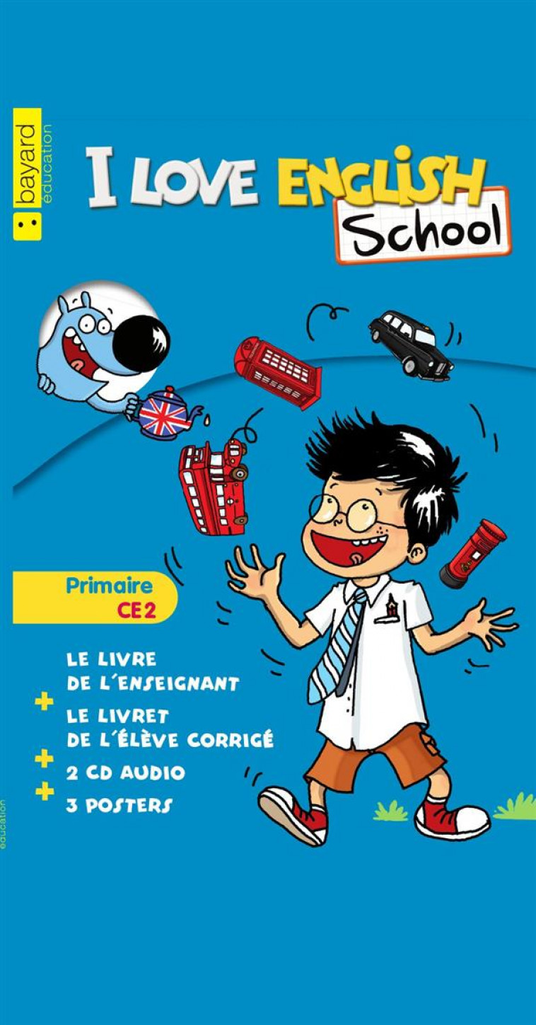 I LOVE ENGLISH SCHOOL - ACTIVITY BOOK - PRIMAIRE CE2 - MENNERET VALERIE - BAYARD JEUNESSE