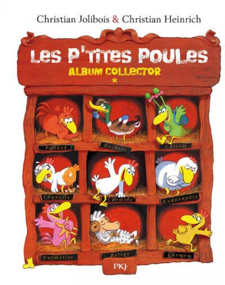 LES P'TITES POULES - ALBUM COLLECTOR (TOMES 1 A 4) - VOL01 - JOLIBOIS/HEINRICH - POCKET