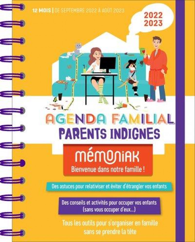 AGENDA FAMILIAL PARENTS INDIGNES MEMONIAK, SEPT. 2022- AOUT 2023 - XXX - NC