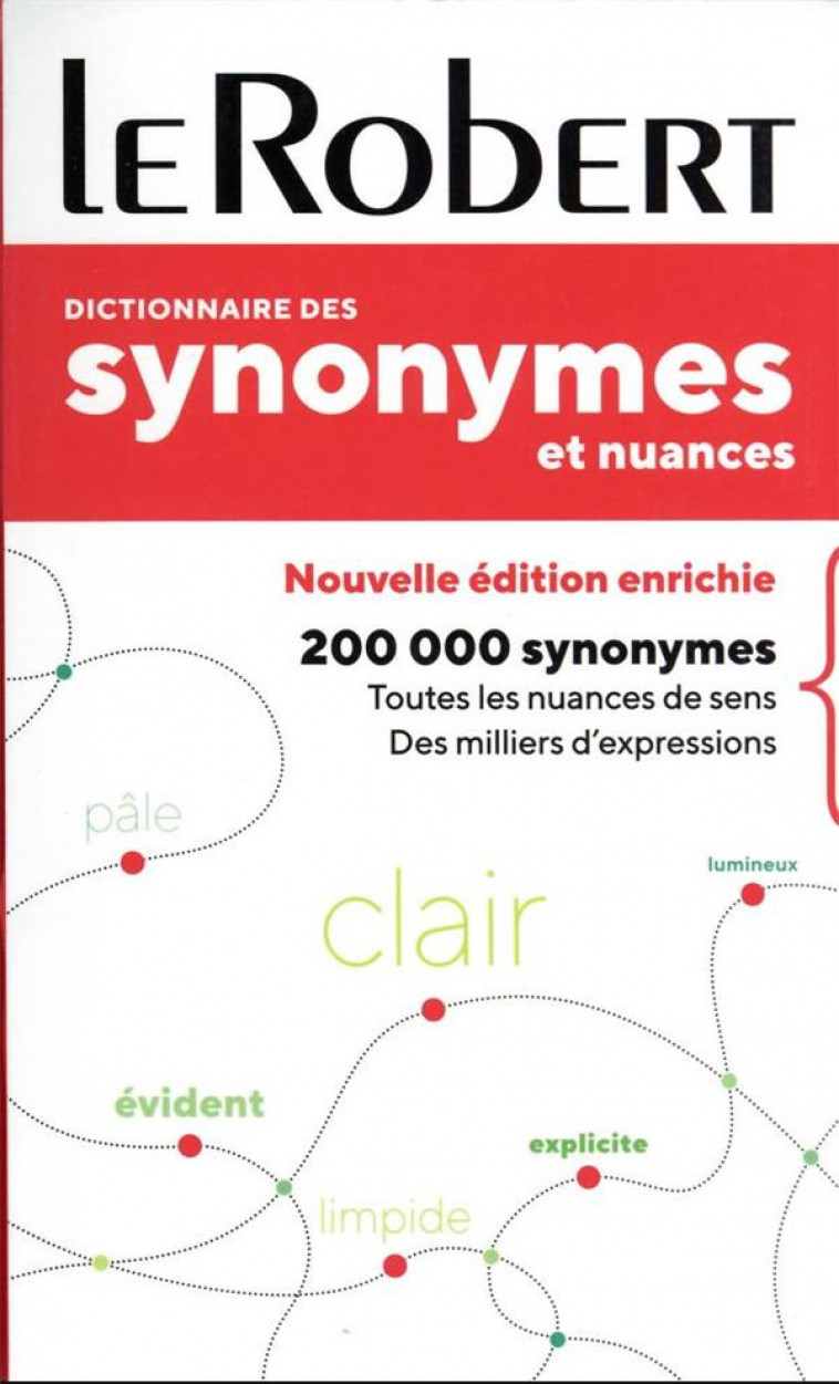 DICTIONNAIRE DES SYNONYMES ET NUANCES - POCHE - COLLECTIF - LE ROBERT