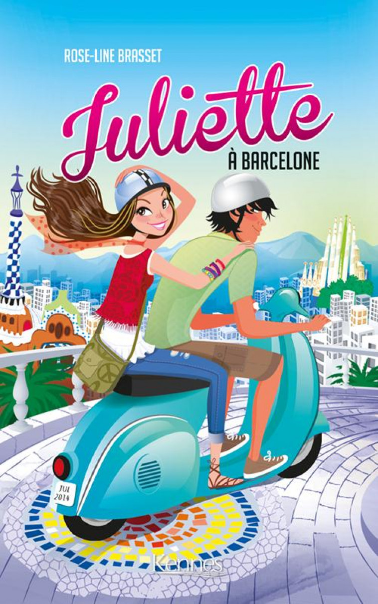JULIETTE - T02 - JULIETTE A BARCELONE - BRASSET ROSE-LINE - Kennes Editions