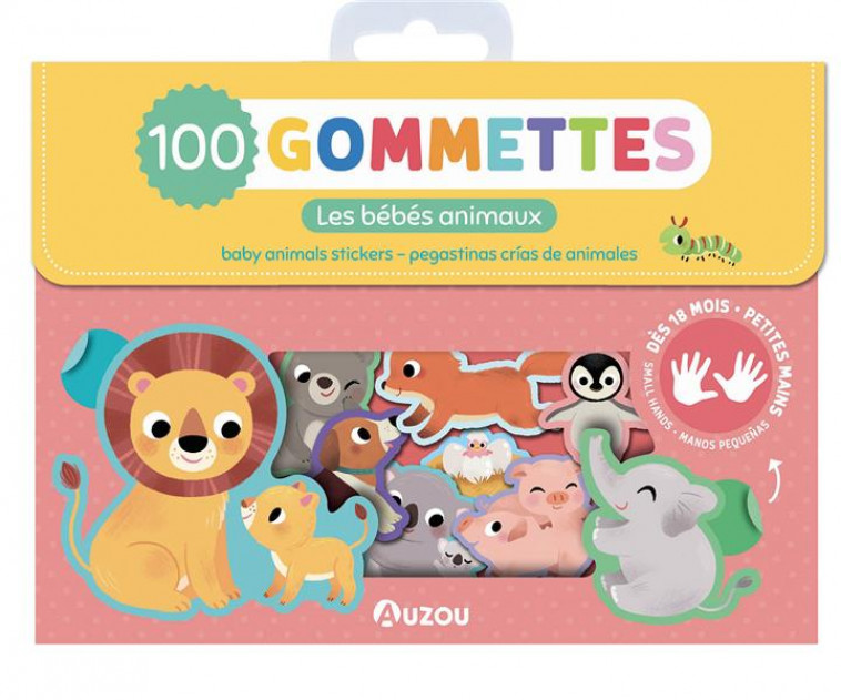 100 GOMMETTES - LES BEBES ANIMAUX - WU YI-HSUAN - NC