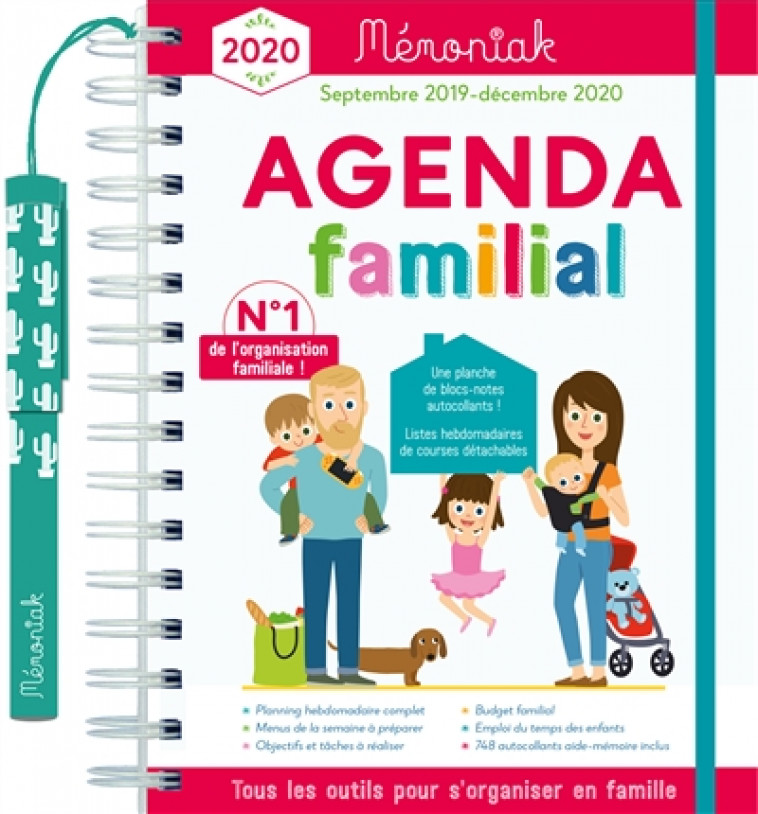 AGENDA FAMILIAL MEMONIAK 2019-2020 - NESK - NC
