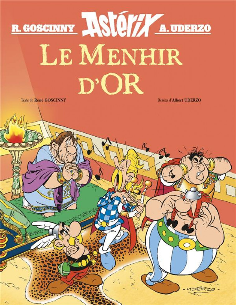 ASTERIX - HORS COLLECTION - ALBUM ILLUSTRE - LE MENHIR D'OR - GOSCINNY/UDERZO - Albert René (Editions)