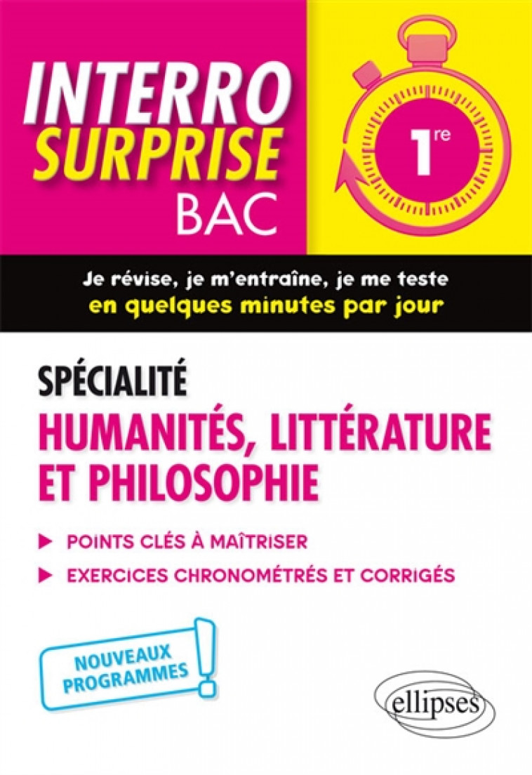 SPECIALITE HUMANITES, LITTERATURE ET PHILOSOPHIE -  PREMIERE - NOUVEAUX PROGRAMMES - DOLISI/PAUL - ELLIPSES MARKET