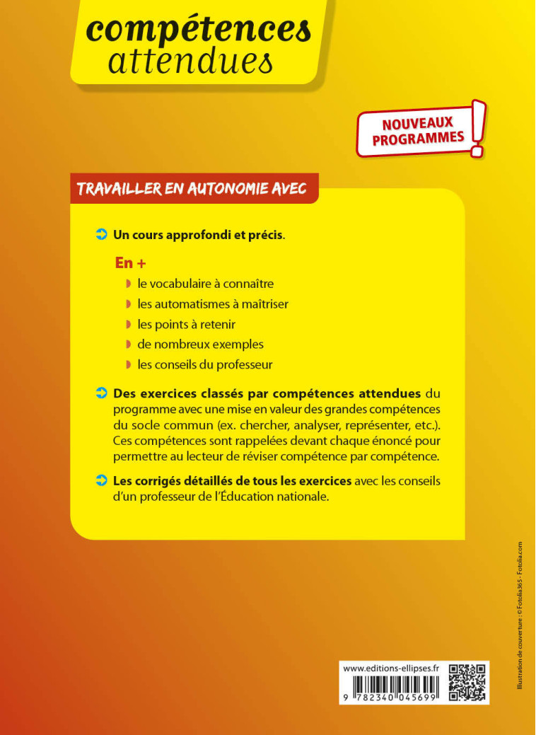 MATHEMATIQUES EXPERTES - TERMINALE - NOUVEAUX PROGRAMMES - Thomas Petit - ELLIPSES