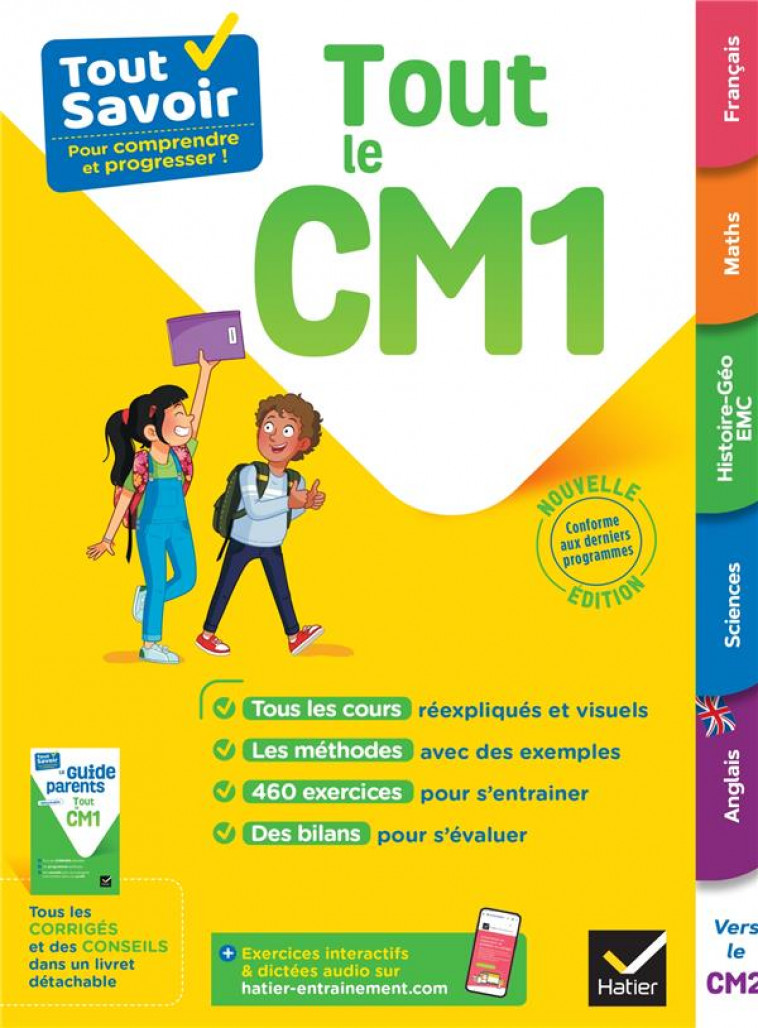 TOUT SAVOIR : TOUT LE CM1 - ANTOINE, MARC  - HATIER SCOLAIRE