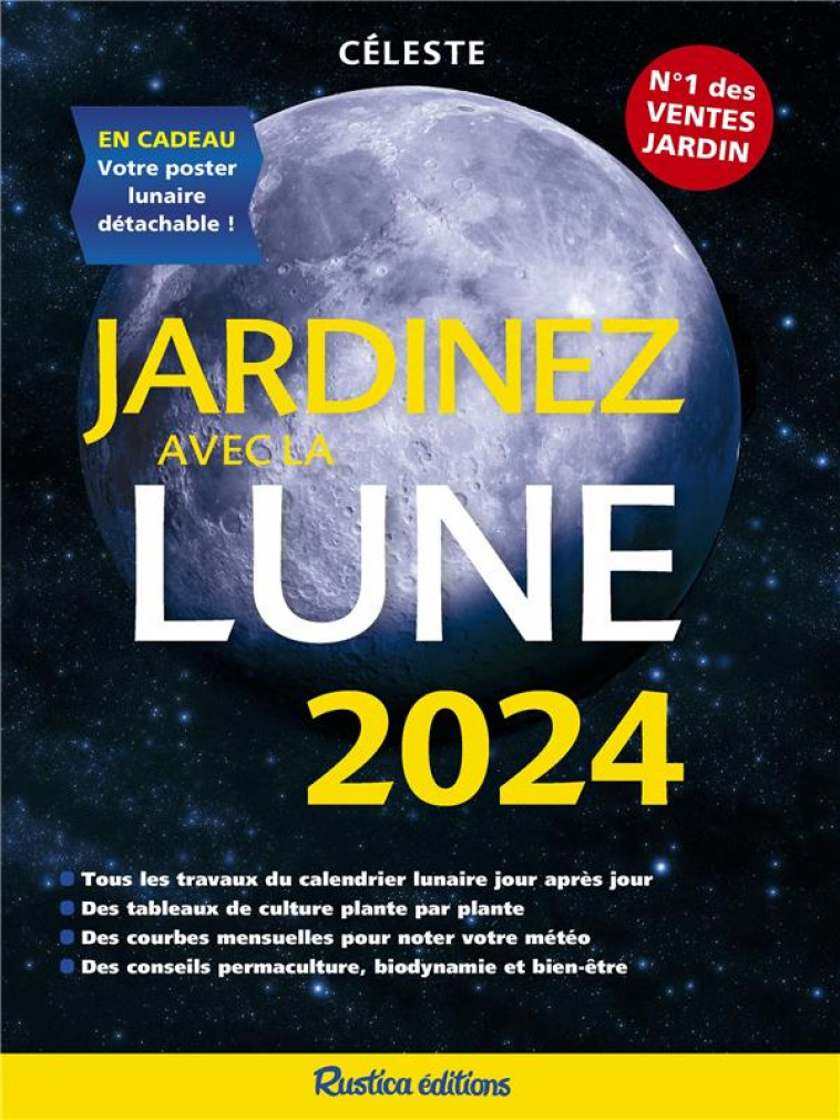 JARDINEZ AVEC LA LUNE 2024 - TREDOULAT THERESE - RUSTICA