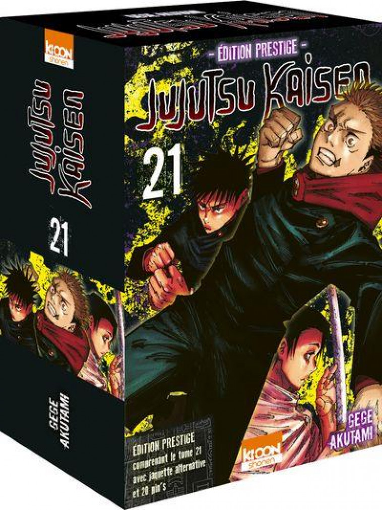 JUJUTSU KAISEN T21 - EDITION PRESTIGE - AKUTAMI GEGE - KI-OON