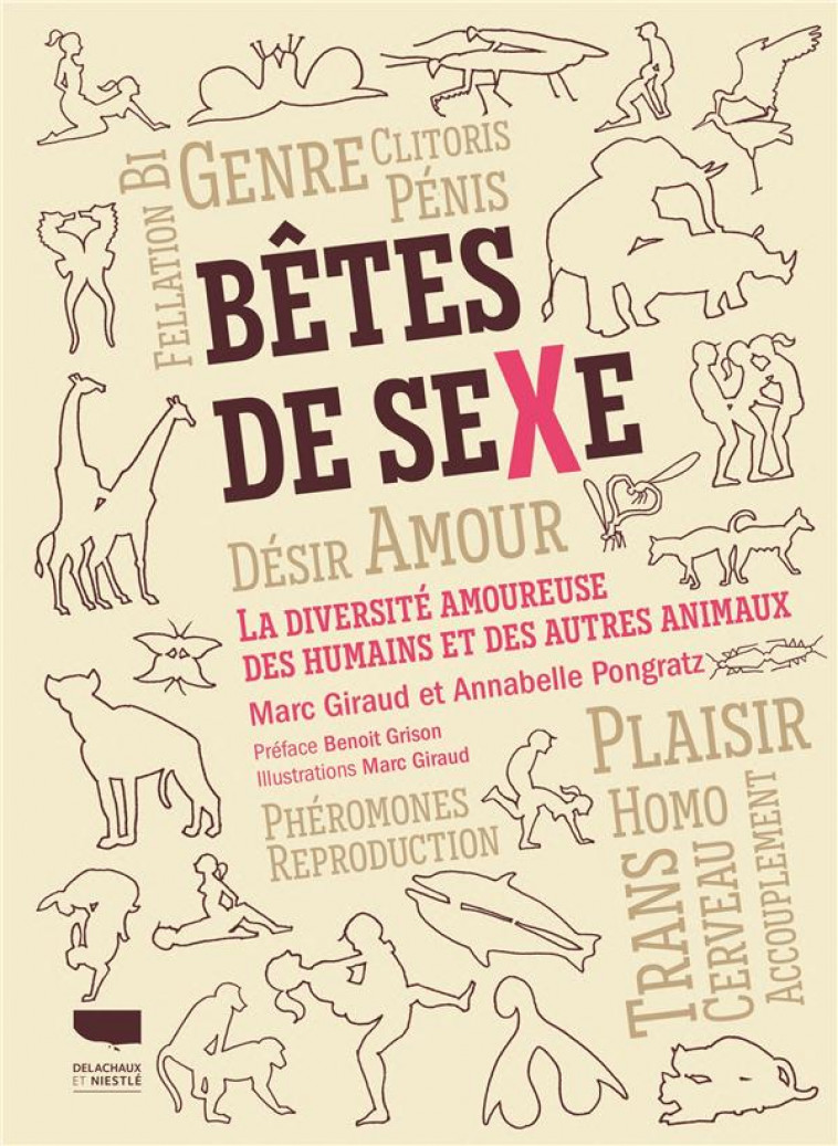 BETES DE SEXE. LA DIVERSITE AMOUREUSE DES HUMAINS ET AUTRES ANIMAUX - GIRAUD/PONGRATZ - DELACHAUX