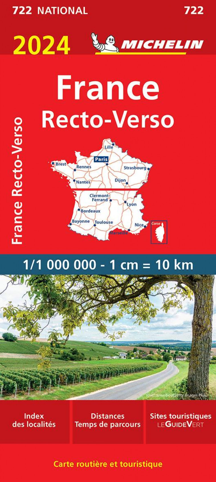 CARTE NATIONALE FRANCE - RECTO-VERSO 2024 - XXX - MICHELIN