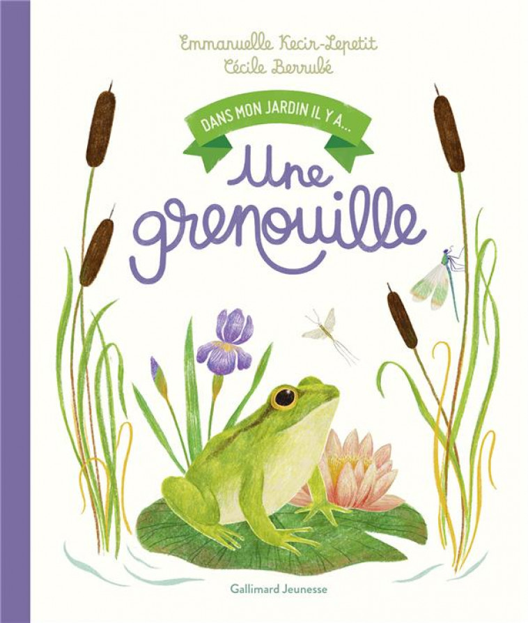 DANS MON JARDIN, IL Y A... - UNE GRENOUILLE - KECIR-LEPETIT - GALLIMARD